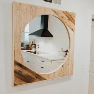 Custom Reclaimed Wood Mirror